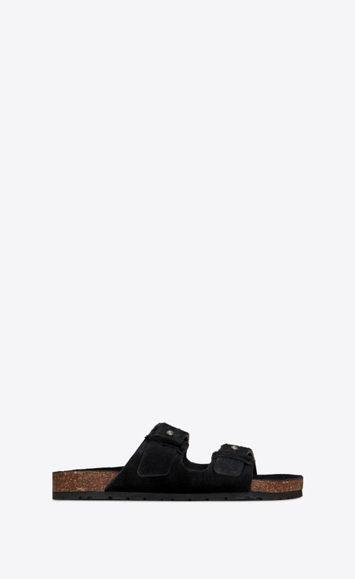 JIMMY Sandals in ponyskin-effect calfskin